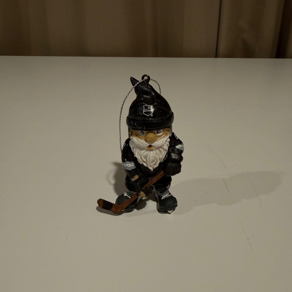 Los Angeles Kings Hockey Gnome Ornament NHL Licensed Bobblehead